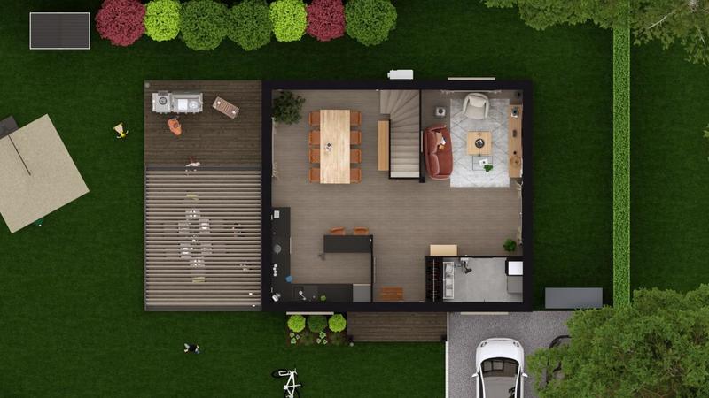 Maison - 100 m² - 4 pièces