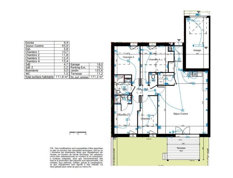 Maison - 112 m² - 5 pièces