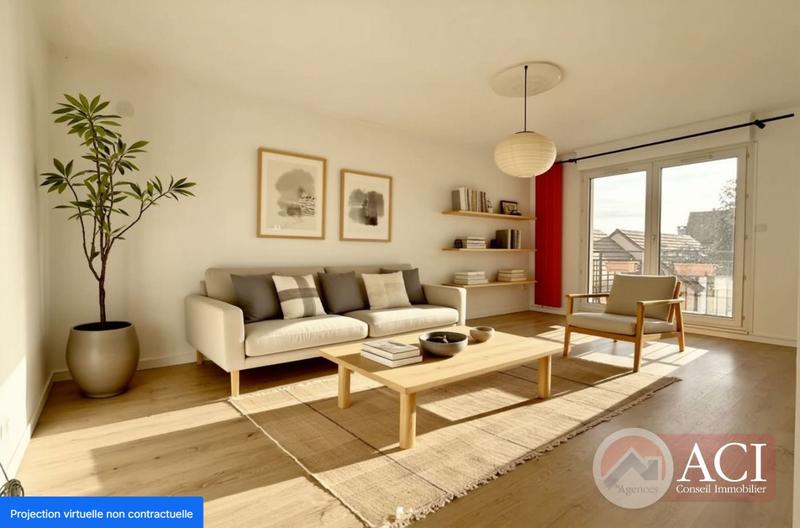 Appartement - 62 m² - 3 pièces