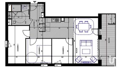 Appartement - 77 m² - 4 pièces