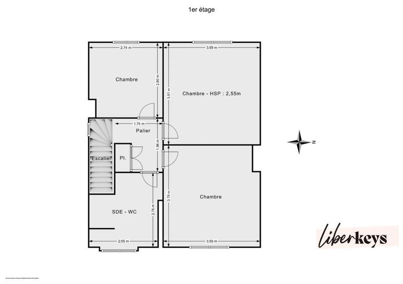 Maison de ville - 93 m² - 5 pièces