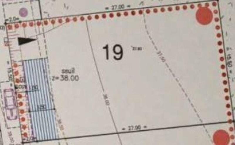 Terrain constructible - 450 m²