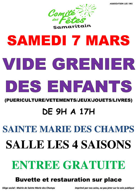 Vide grenier enfants