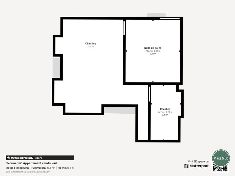 Appartement - 41 m² - 2 pièces
