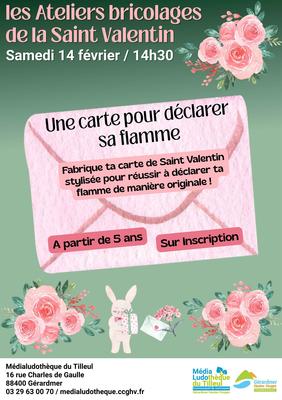 Ateliers bricolage de la Saint Valentin