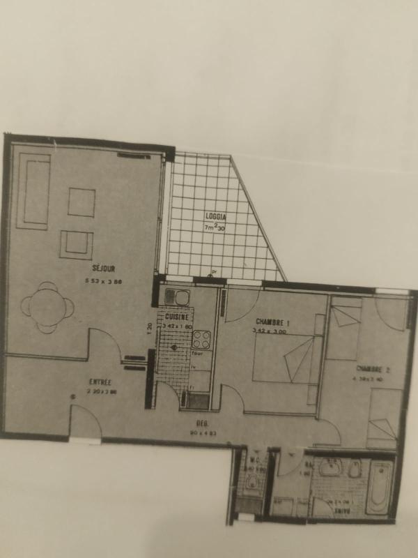 Appartement - 67 m² - 3 pièces