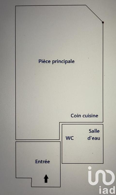 Appartement - 23 m² - 1 pièce