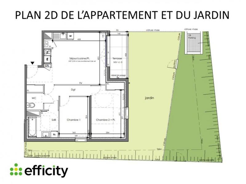 Appartement - 62 m² - 3 pièces