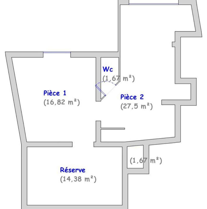 Local commercial - 61 m²