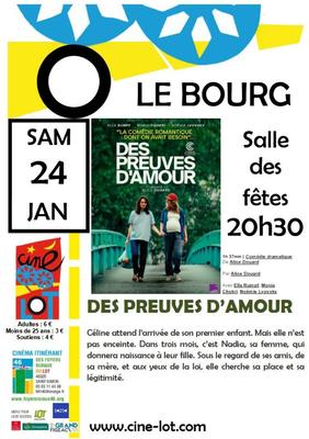 Ciné-lot  à le Bourg : "des preuves d'Amour"