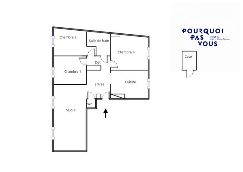 Appartement - 81 m² - 4 pièces