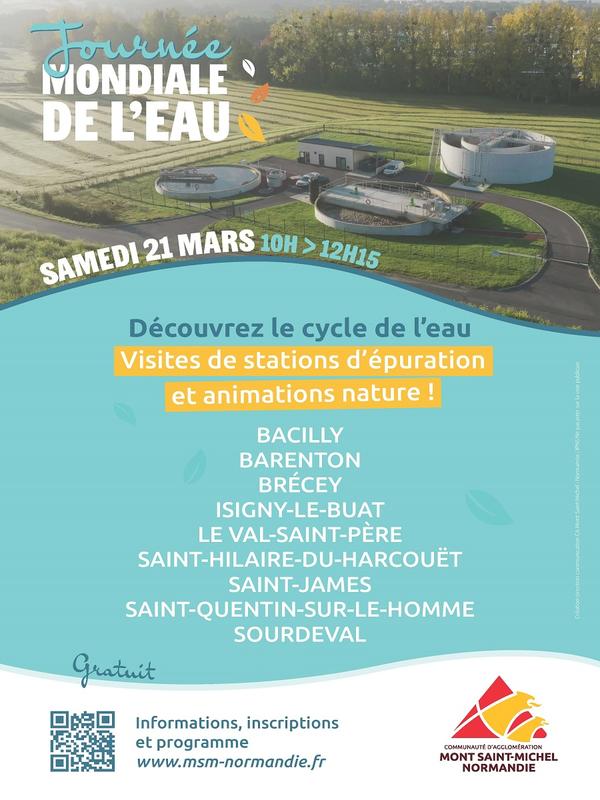 Journée de l'eau : visites de stations d'épuration et animations nature