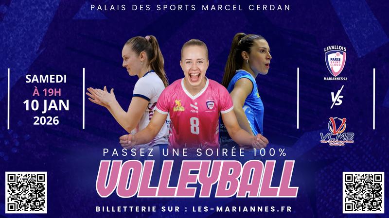 Volley : Mariannes 92 vs Marcq-en-Baroeul