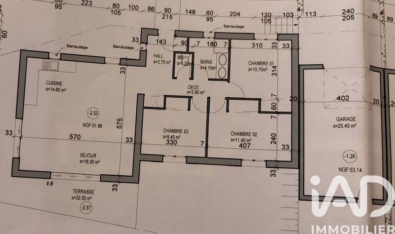 Maison - 78 m² - 4 pièces