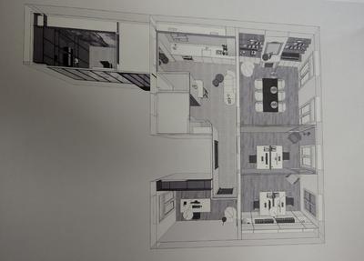 Bureau - 82 m² - 6 pièces