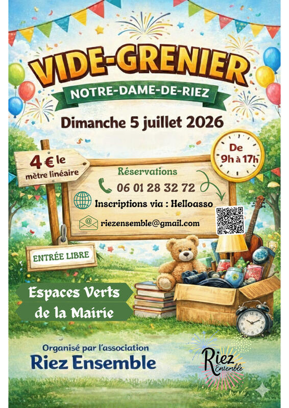 Vide grenier riez ensemble