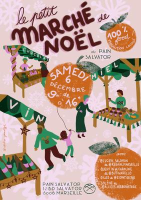 Marché de noël de producteurs locaux