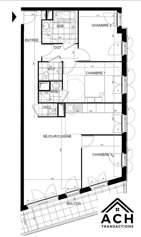 Appartement - 83 m² - 4 pièces