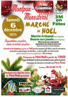 Marché de Noël de 3 m en fêtes