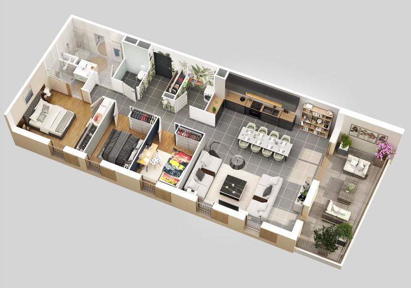 Appartement - 101 m²