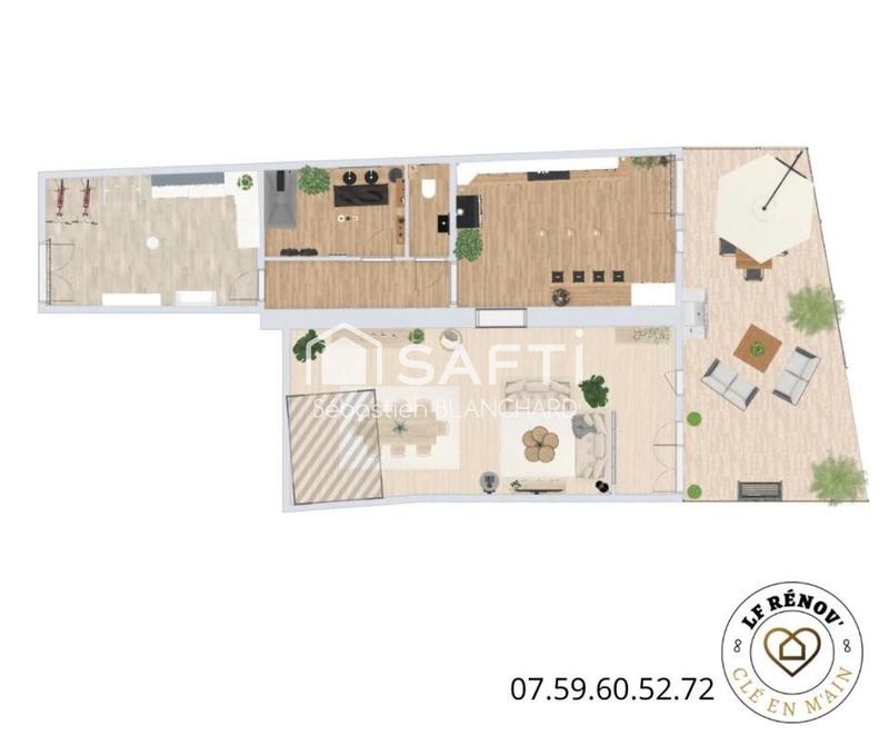 Maison - 180 m² - 7 pièces