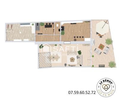 Maison - 180 m² - 7 pièces