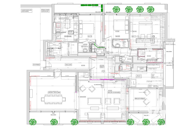Appartement - 197 m² - 7 pièces