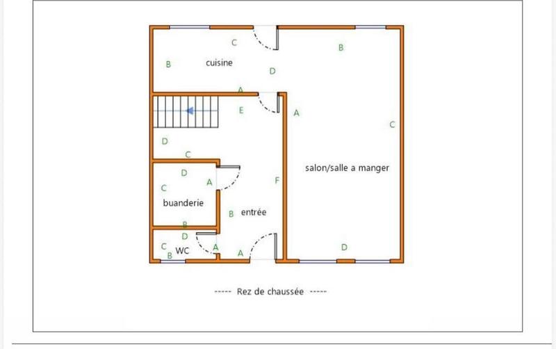 Maison de ville - 98 m² - 4 pièces