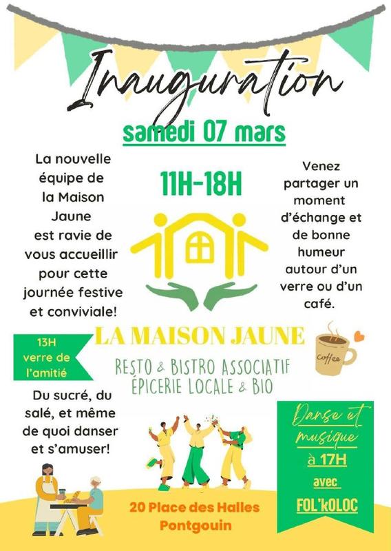 Inauguration de la Maison Jaune