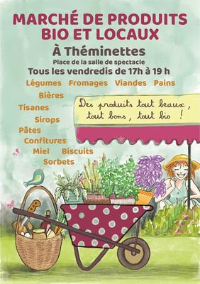 Marché de Producteurs Bio et locaux à Théminettes