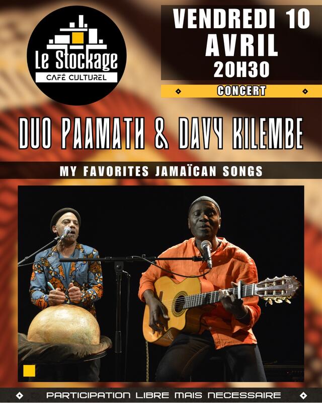 Concert Duo Paamath &amp; Davy Kilembe "My Favorites Jamaïcan Songs"