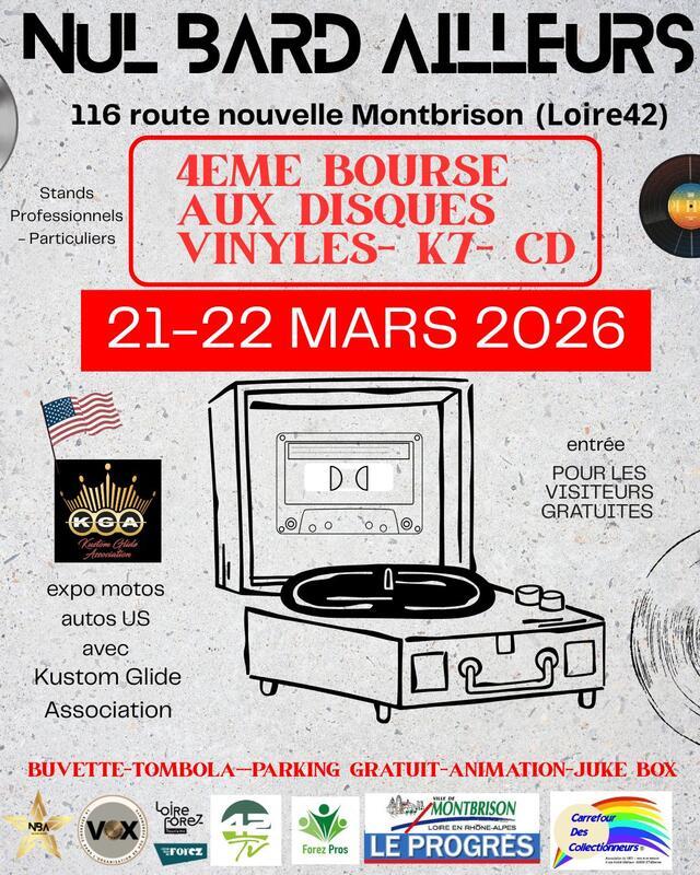 Bourse aux disques vinyles-k7-cd