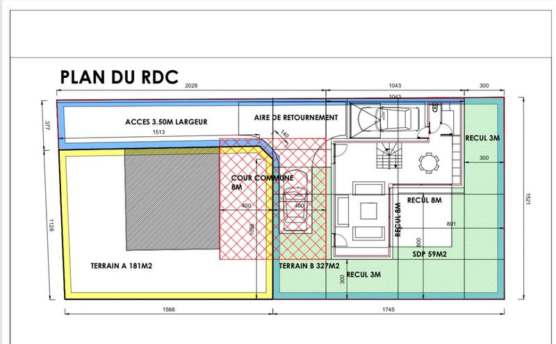 Terrain constructible - 327 m²