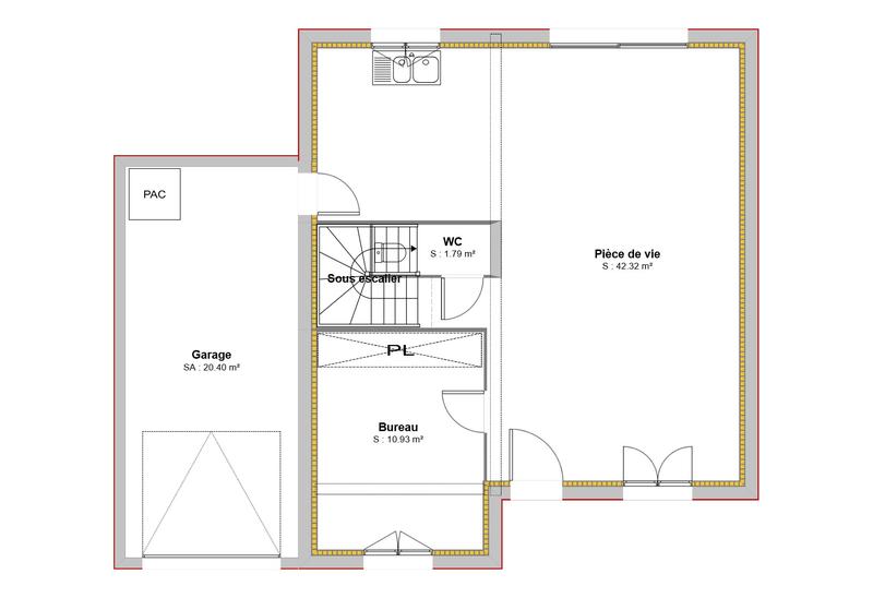 Maison - 105 m² - 5 pièces