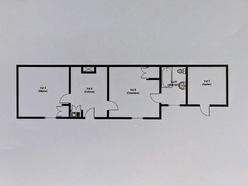 Maison - 49 m² - 3 pièces