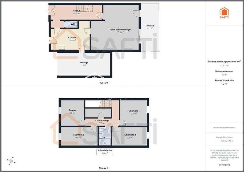 Maison - 100 m² - 5 pièces