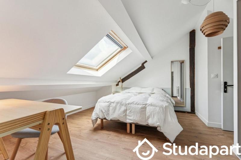 Chambre - 9 m² - 1 pièce