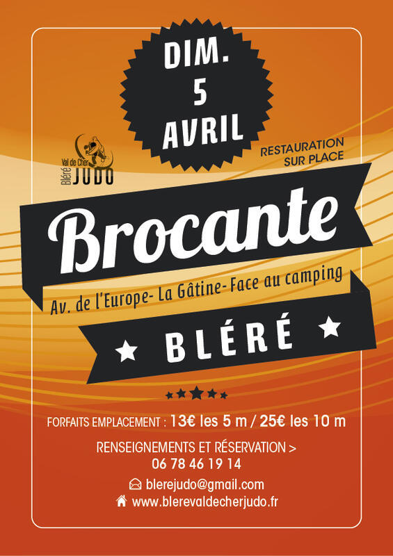 Brocante du bléré val de cher judo