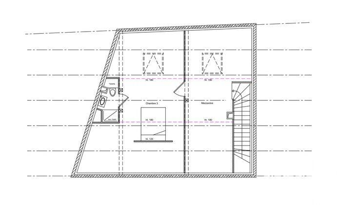 Maison - 70 m² - 3 pièces