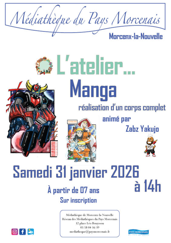 L'atelier Manga - Réalisation d'un corps complet