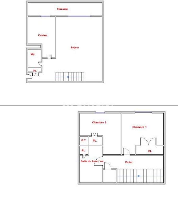 Duplex - 65 m² - 3 pièces