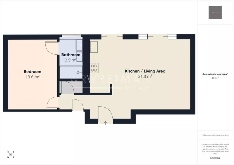 Appartement - 50 m² - 2 pièces