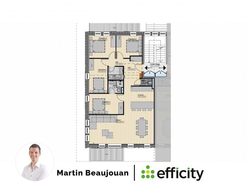 Appartement - 105 m² - 4 pièces