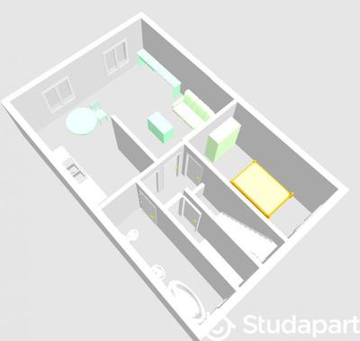 Maison - 48 m² - 2 pièces