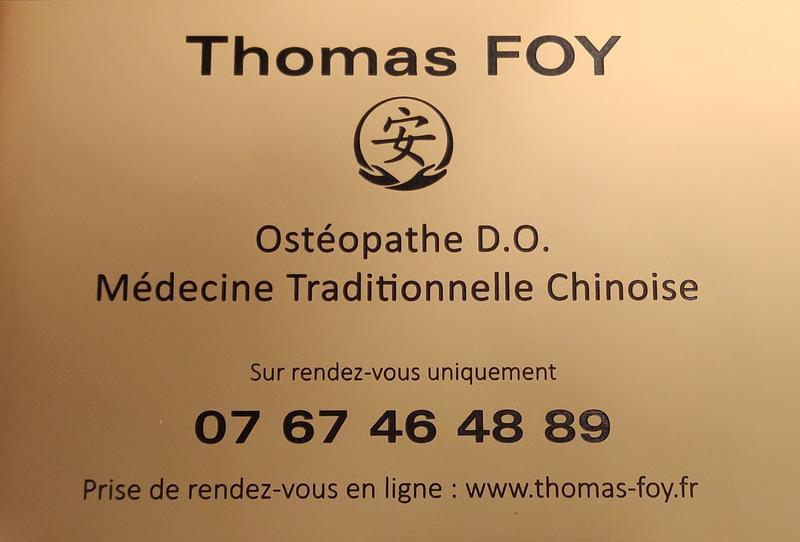 Thomas Foy Ostéopathe Do
