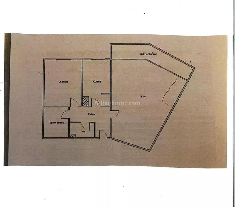 Appartement - 52 m² - 2 pièces