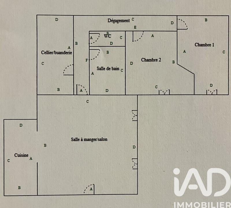 Appartement - 89 m² - 3 pièces