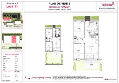 Duplex - 59 m² - 3 pièces