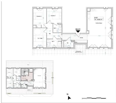 Appartement - 100 m² - 4 pièces