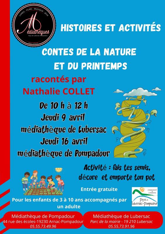 Histoire et activités : contes de la nature et du printemps